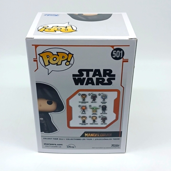 Funko Pop! Star Wars: The Mandalorian Luke Skywalker GITD #501 NIB - Picture 7 of 9
